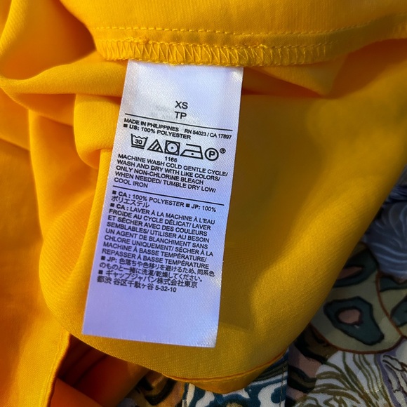 Banana Republic Women's Yellow Dress NWT BEACHY VIBES - Picture 3 of 4